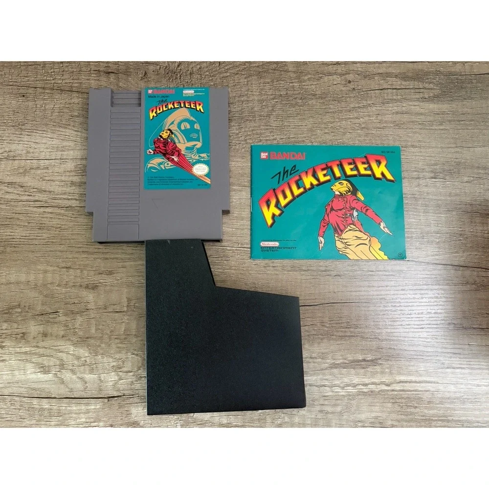 The Rocketeer (Nintendo, NES 1991) Video Game Cartridge Manual And‎ Sleeve